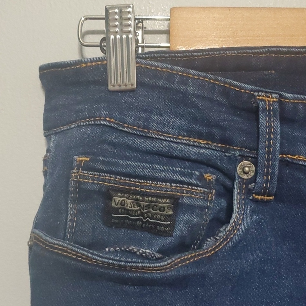 Voi Jeans Mens Size 32 Regular Blue Ripped Holes - Picture 5 of 16